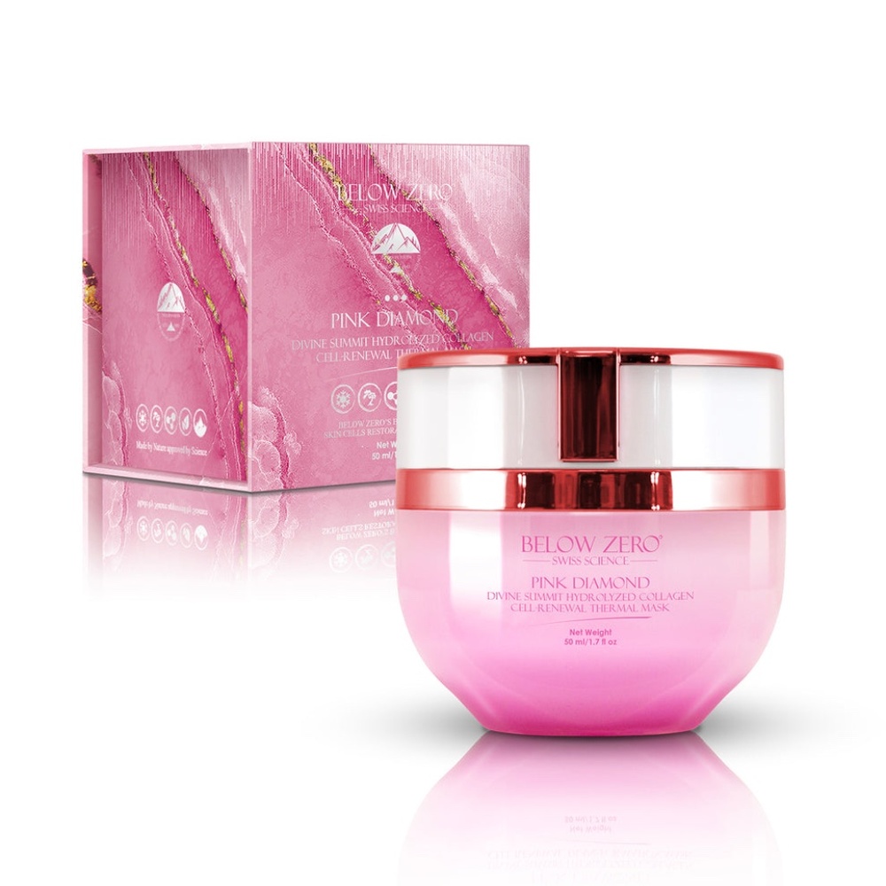 Below Zero Pink Diamond Divine Summit Hydrolyzed Collagen Cell-Renewal Thermal M